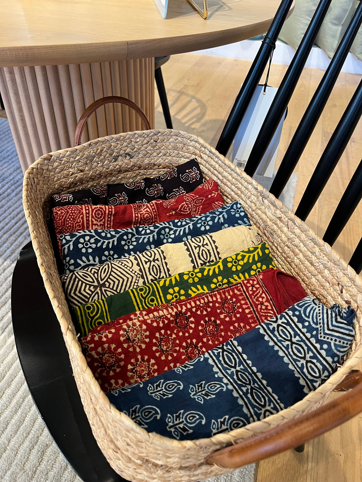 Scarf, Hand-Blockprinted