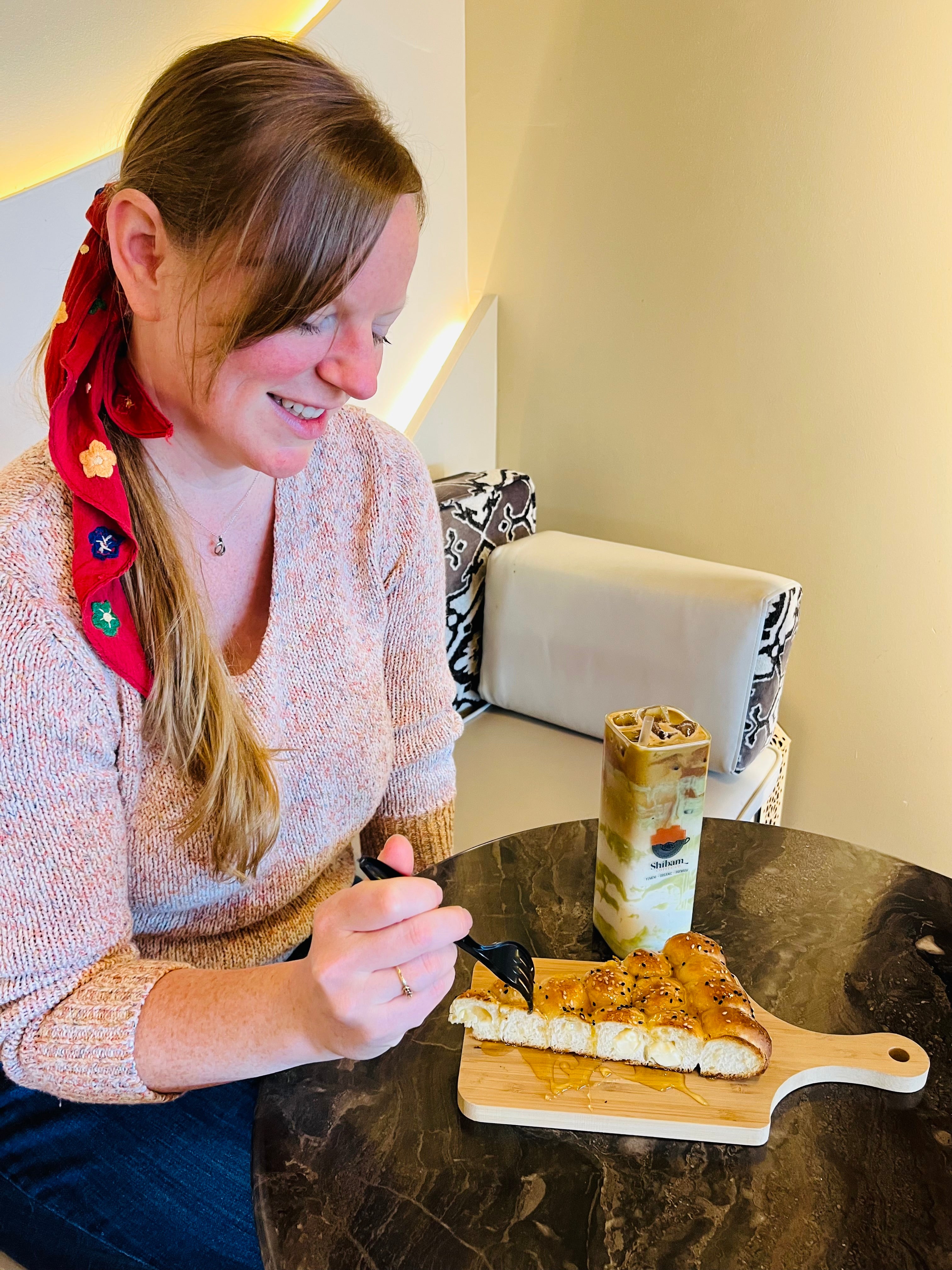 Hand-embroidered Scrunchie-Scarf